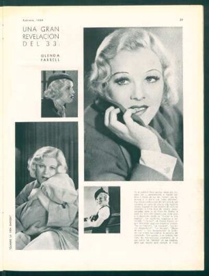 Una gran revelación del 33: Glenda Farrell