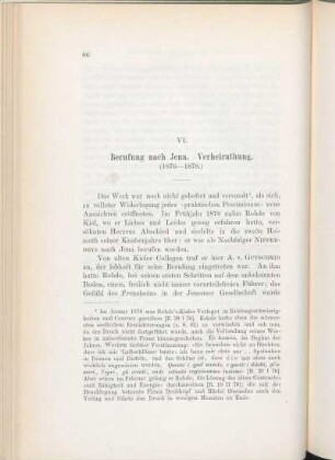 VI. Berufung nach Jena. Verheirathung. (1876-1878.)