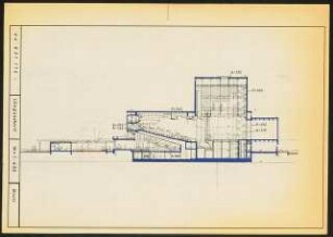 Schauspielhaus, Wuppertal: Längsschnitt 1:400