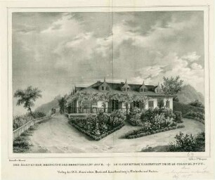 Der Hahnenhof, Besitzung des Herrn Obrist Syng - Le Hahnenhof, Habitation de Mr. le Colonel Syng