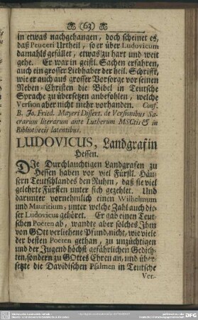 Ludovicus, Landgraf in Hessen