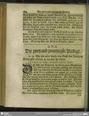 Die zwey und zwantzigste Predigt