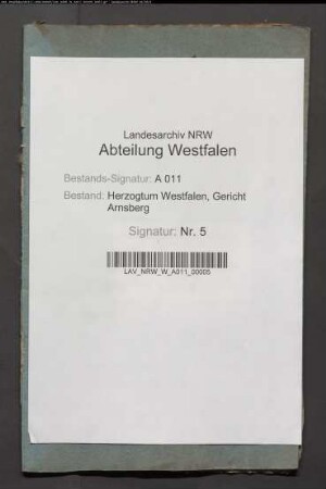 Testament Ferdinand Egen, Neheim