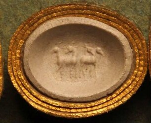 Die vier Hirsche der Diana (Daktyliothek, Erstes Mythologisches Tausend)