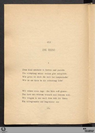 CLI. Die Reise