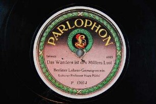 Das Wandern ist des Müllers Lust / [Melodie: Carl Friedrich Zöllner. Text: Wilhelm Müller]