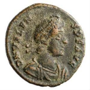 Münze, Aes 3, 17. November 375 bis 9. August 378 n. Chr.