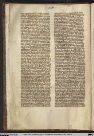 Postilla super IV Evangelia - UER MS 36