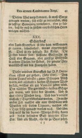 XXX. Scharbock