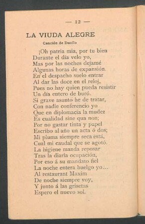 La Viuda Alegre