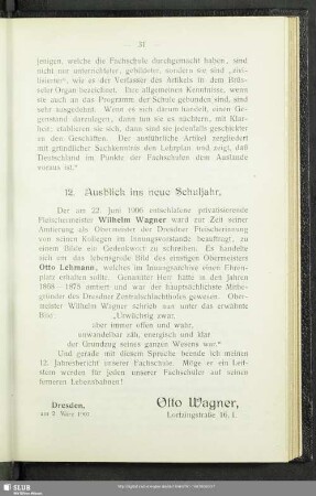 12. Ausblick ins neue Schuljahr