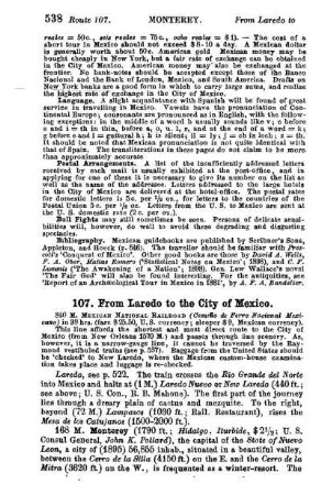 From Laredo to the City of Mexico.