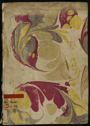 Griechische Handschrift - Mscr.Dresd.Da.49