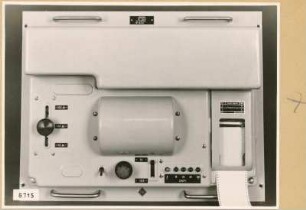 Logarithmie-Verstärker Typ 06.91010.1, Schreiber II Frontseite; Foto 1953