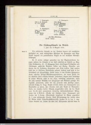 Die Stellungskämpfe im Artois