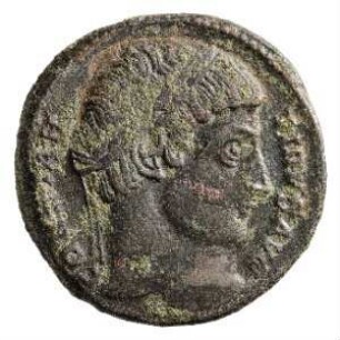 Münze, Follis, Aes 3, 325 - 326 n. Chr.