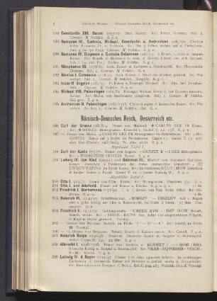Römisch-Deutsches Reich, Oesterreich etc