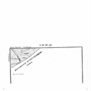 Kartenblatt SW XIV 24 Stand 1842 (nur hohenzollerischer Teil)