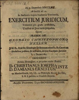 Exercitium iuridicum