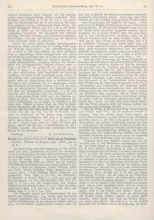 451-453 [Rezension] Wrigth, Charles, Daniel and his Prophecies