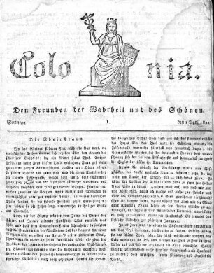 Colonia / 1821, April-Dezember