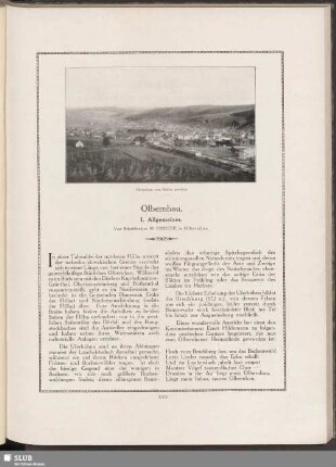 Olbernhau I. Allgemeines