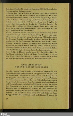 Karl Liebknecht Gegen Die Rüstungsherren
