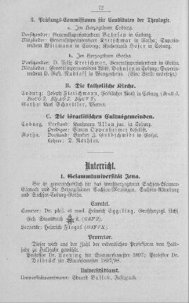 Unterricht