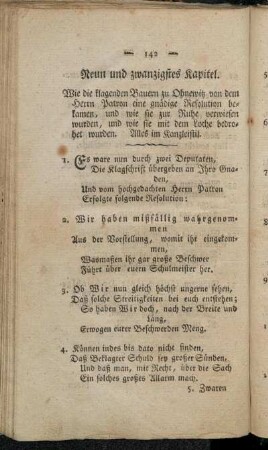 Neun und zwanzigstes Kapitel.