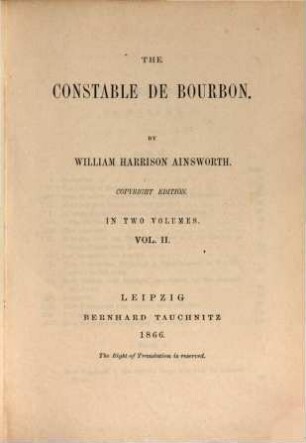 The Constable de Bourbon, 2