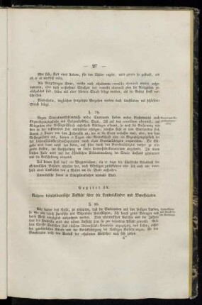 Capitel IX. Nähere disciplinarische Aufsicht über die Landeskinder und Beneficiaten