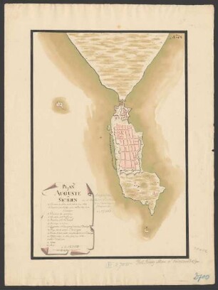 Plan d'Auguste en Sicilien