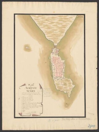 Plan d'Auguste en Sicilien
