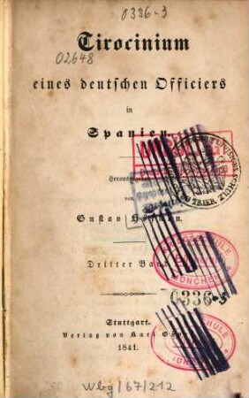 Tirocinium eines deutschen Officiers in Spanien, 3
