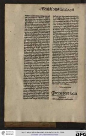 Capitulum I. De productione mundi totalis.
