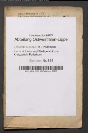 Erblasser: Hansmeyer, Johannes: