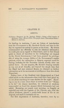 Chapter II. Amboina