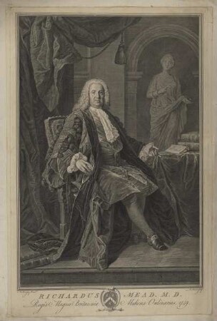 Bildnis des Richardus Mead