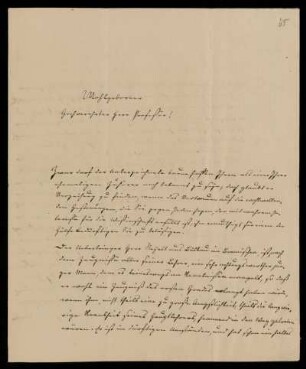 Brief von August Blauel an Heinrich Ewald, Stade, 9.5.1832