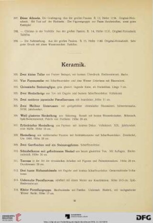 Keramik (Nr. 300-468)