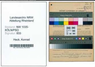 Entnazifizierung Konrad Heck , geb. 11.07.1901 (Bergarbeiter)