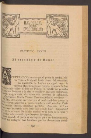 Capítulo LXXIII - El sacrificio de Moner