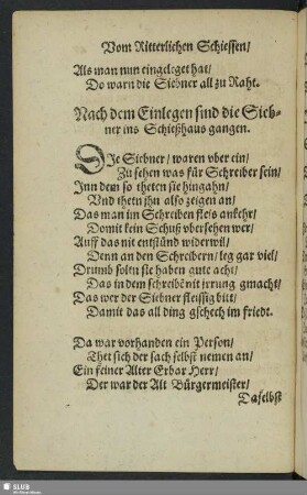 Nach dem Einlegen sind die Siebner ins Schießhaus gangen