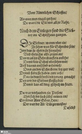 Nach dem Einlegen sind die Siebner ins Schießhaus gangen