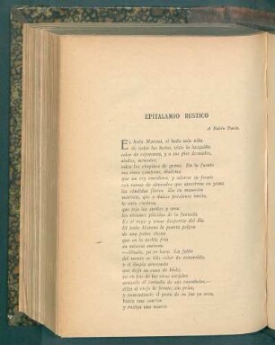 Epitalamio rústico