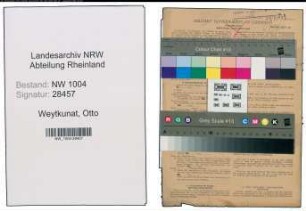 Entnazifizierung Otto Weytkunat , geb. 01.06.1899 (Arbeiter)