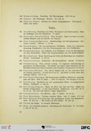 Varia (Nr. 201-217)