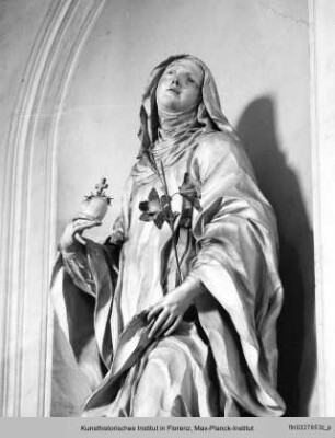 Standfigur der hl. Klara von Montefalco
