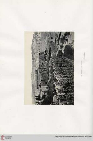 The Mosque of Aksa, and distant view of the Mount of Olives, Jerusalem