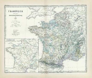 Frankreich nach seiner kirchlichen Eintheilung bis 1322